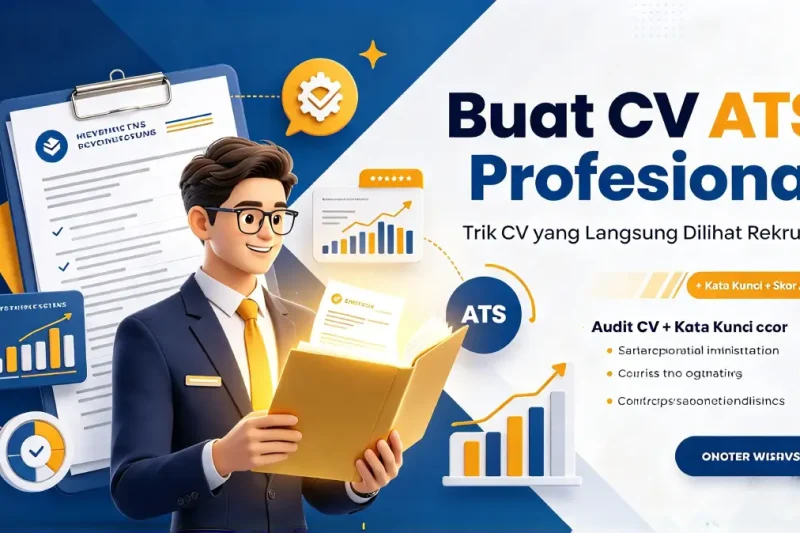 Buat CV ATS Profesional yang Mudah Dibaca Oleh Sistem Rekrutmen
