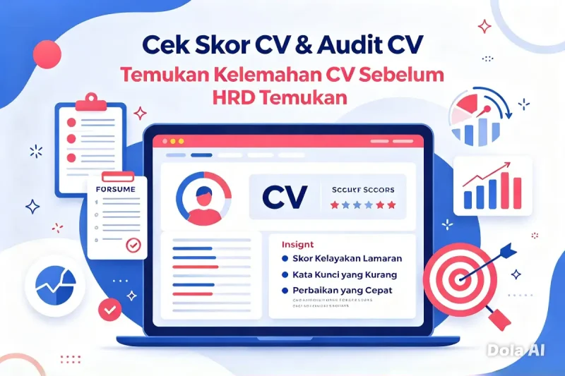 Cek Skor dan Audit CV Kamu Apa Saja yang Harus Diperbaiki