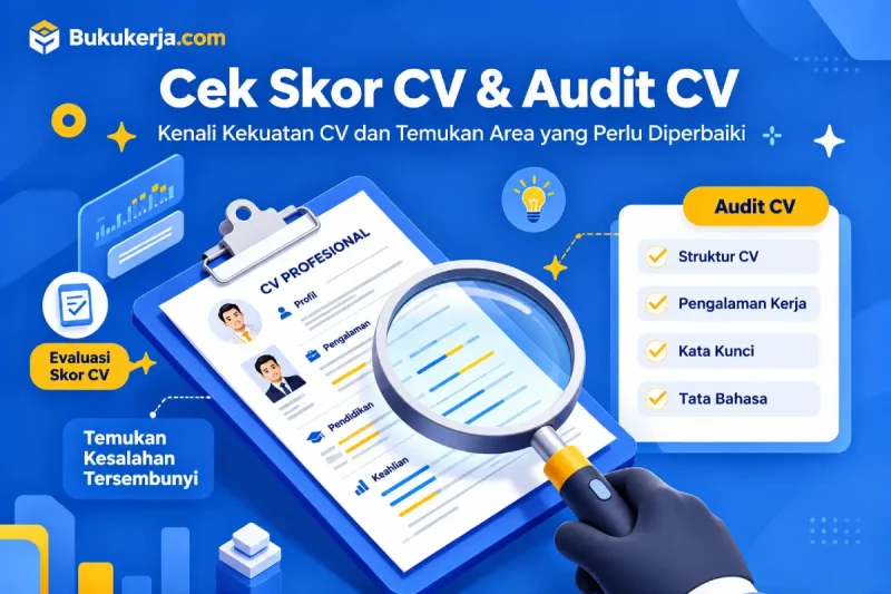 Cek Skor dan Audit CV Kamu Apa Saja yang Harus Diperbaiki