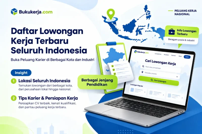 Daftar Lowongan Kerja Terbaru Seluruh Indonesia