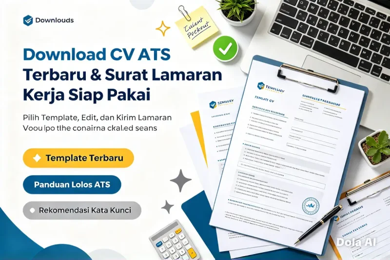 Download: CV ATS Terbaru dan Surat Lamaran Kerja Siap Pakai