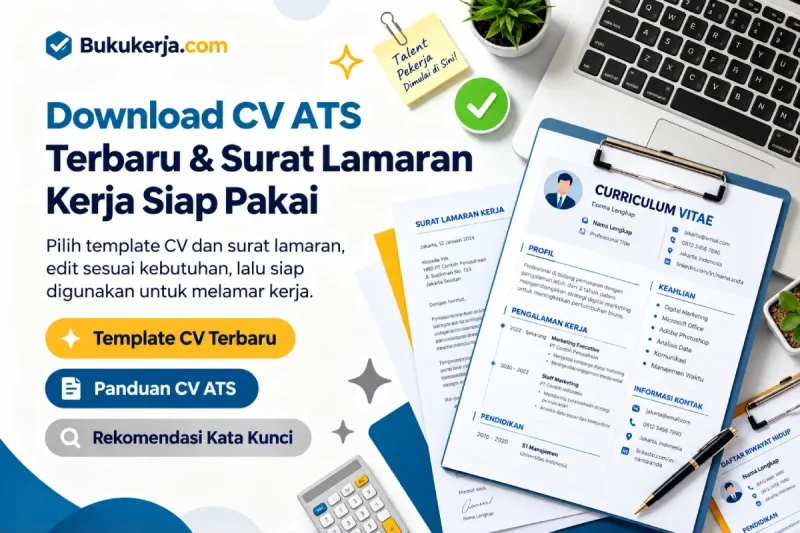 Download CV ATS Terbaru dan Surat Lamaran Kerja Siap Pakai